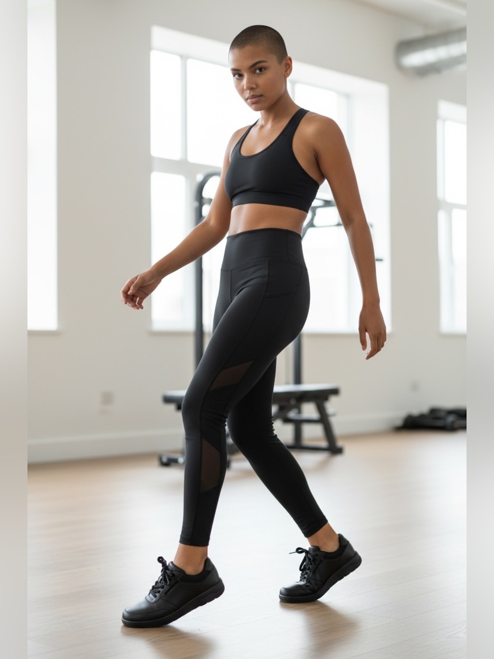 easy street Black Women's Sneakers